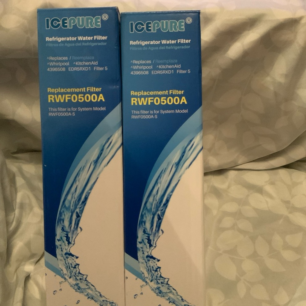 GOLDEN ICEPURE RWF0500A Refrigerator Water Filter Replacement for 4396508, 2PACK